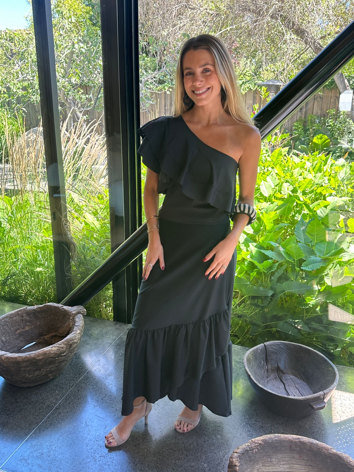 Conjunto Maya Bianca negro