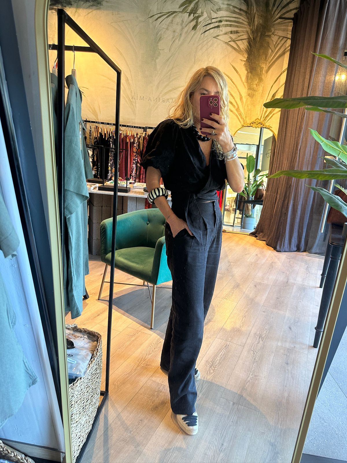 Pantalón Laura Lino